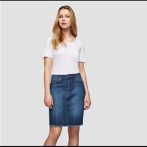 Joe Fresh Dark Vintage Denim Skirt